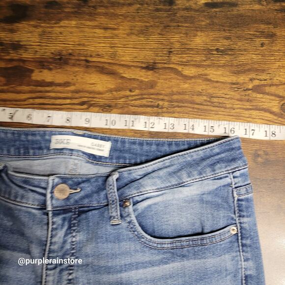BKE Jeans Size 32 Gabby Curvy Fit Straight High Rise Tummy Control Raw Hem - Picture 7 of 12